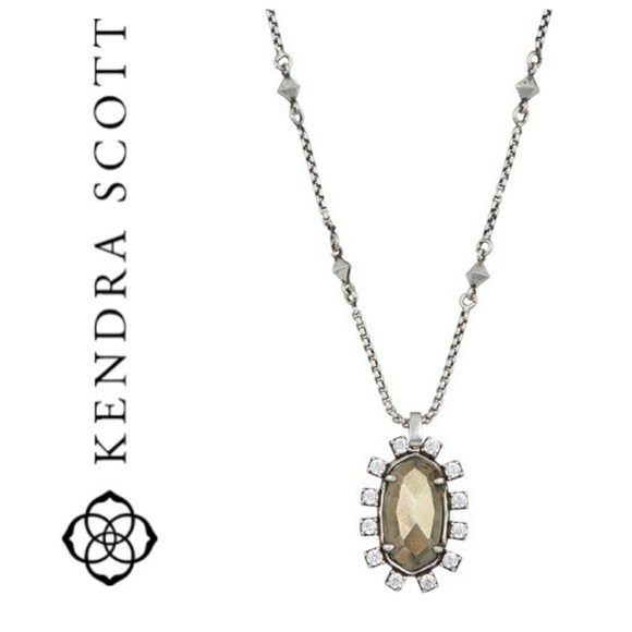 Kendra Scott Jewelry - New Kendra Scott Brett Pendant antique silvertone
